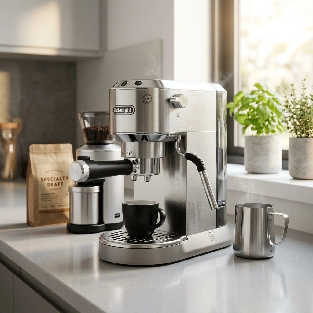 DeLonghi Dedica Duo compact espresso machine