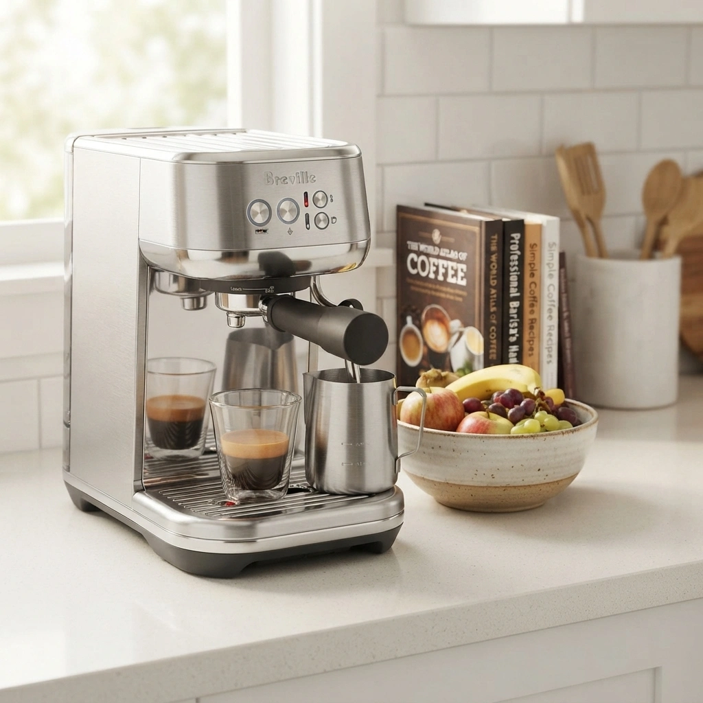 Breville Bambino Plus compact espresso machine dimensions