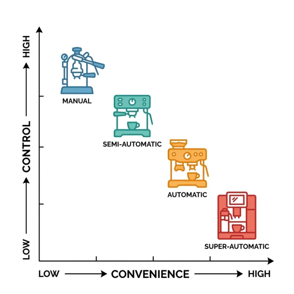 espresso machine type decision guide for home users