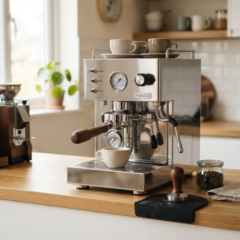 Single boiler espresso machine for home use