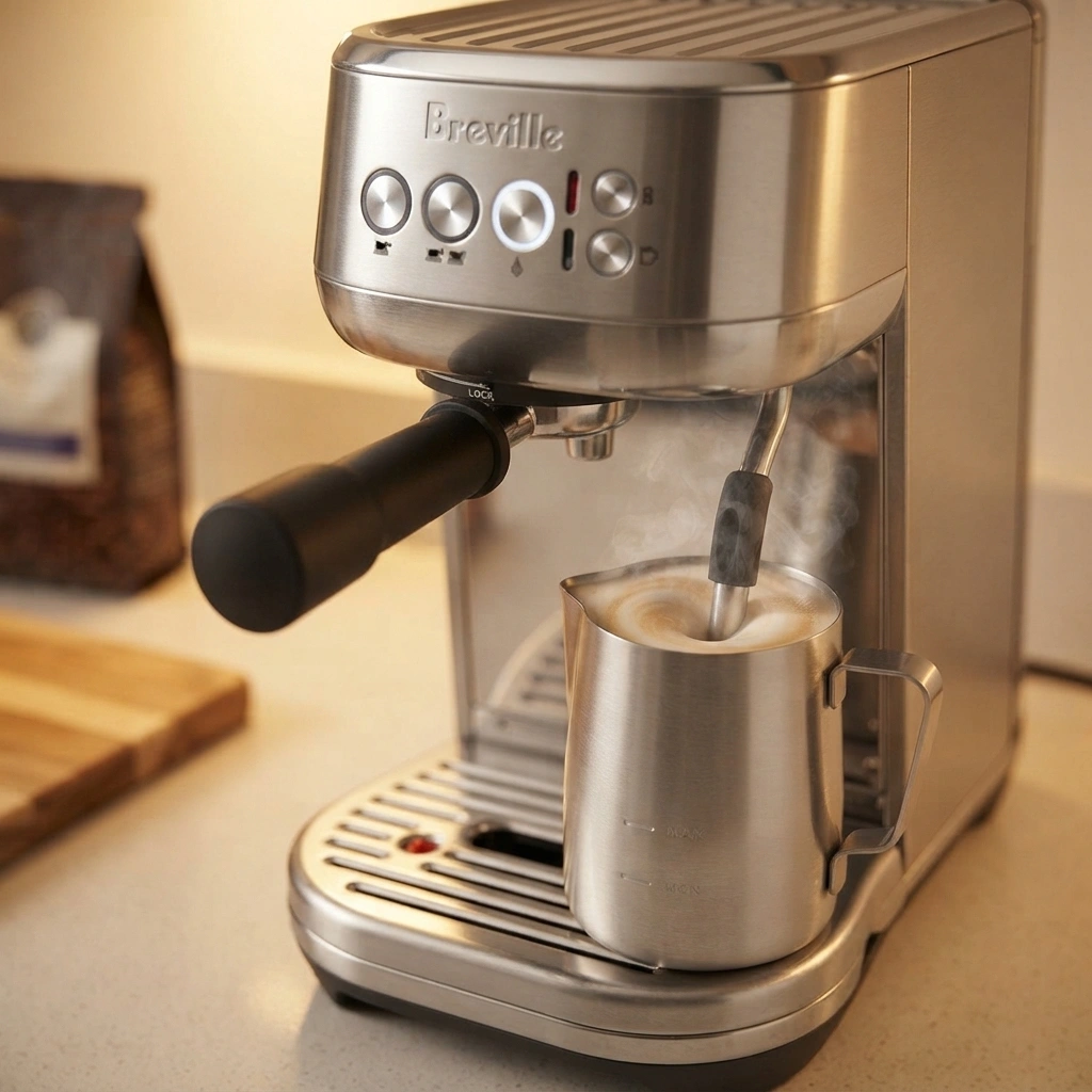 Breville Bambino Plus automatic milk steaming