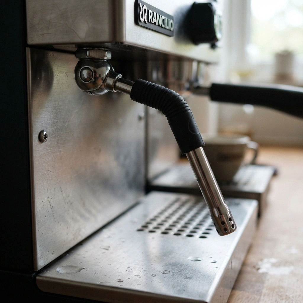 Rancilio Silvia stainless steel steam wand